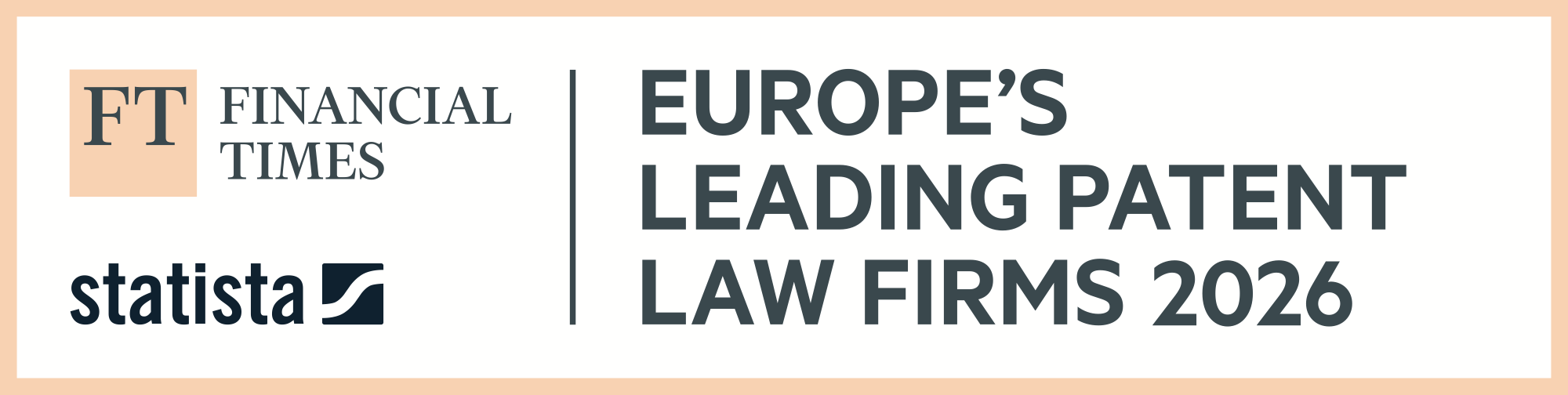 FT Europe’s Leading Patent Law Firms 2026